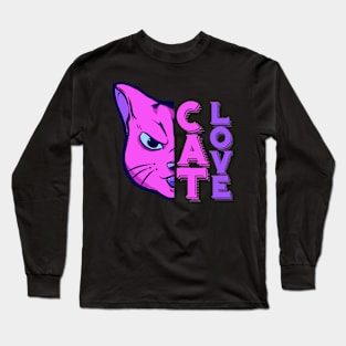 Cat Love Long Sleeve T-Shirt